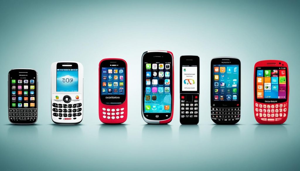 Evolução da tecnologia móvel