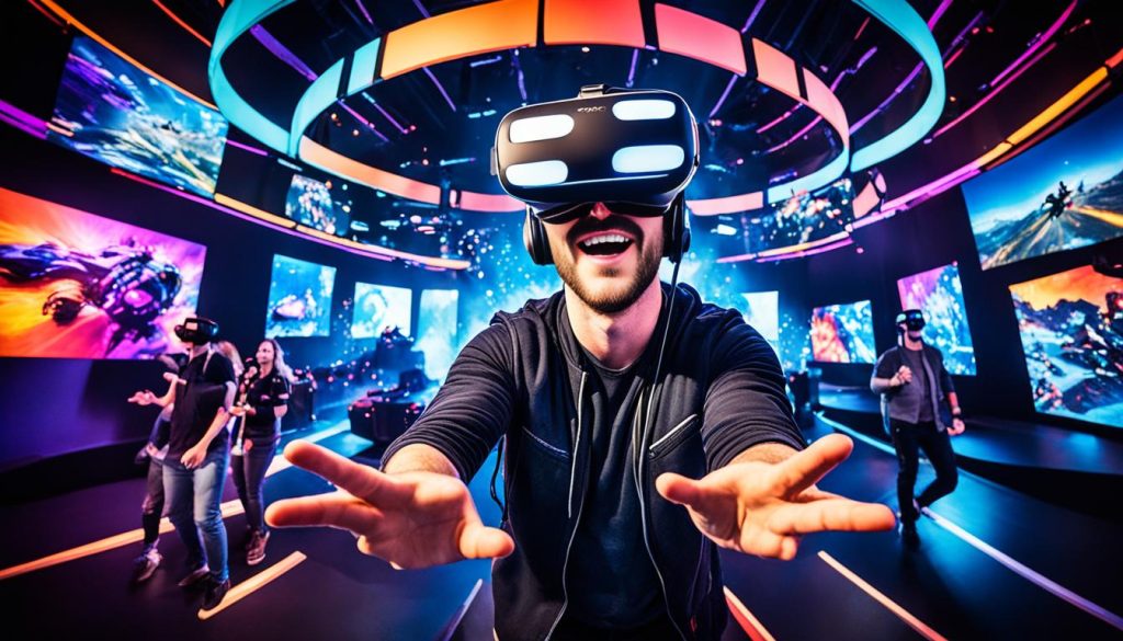 Experiências de realidade virtual para diversão